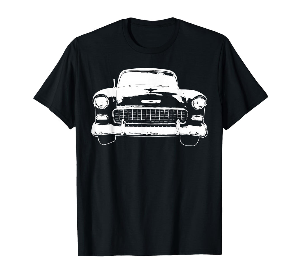 1955 Car Silhouette T-Shirt - Casual Everyday Wear Unisex - T-Shirt, Sweatshirt, Hoodie