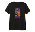 Peace Love And Roller Skating Bohemian T-Shirt - Graphic Print Unisex - T-Shirt, Sweatshirt, Hoodie