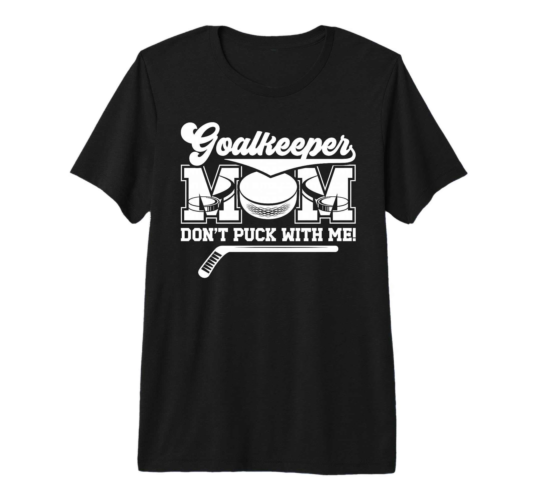 Funny Ice Hockey Goalkeeper Mom T-Shirt - Minimalist Print Men Women - T-Shirt, Sweatshirt, Hoodie