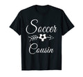 Soccer Cousin Heart Soccer Lovers T-Shirt - Graphic Print Men Women - T-Shirt, Sweatshirt, Hoodie