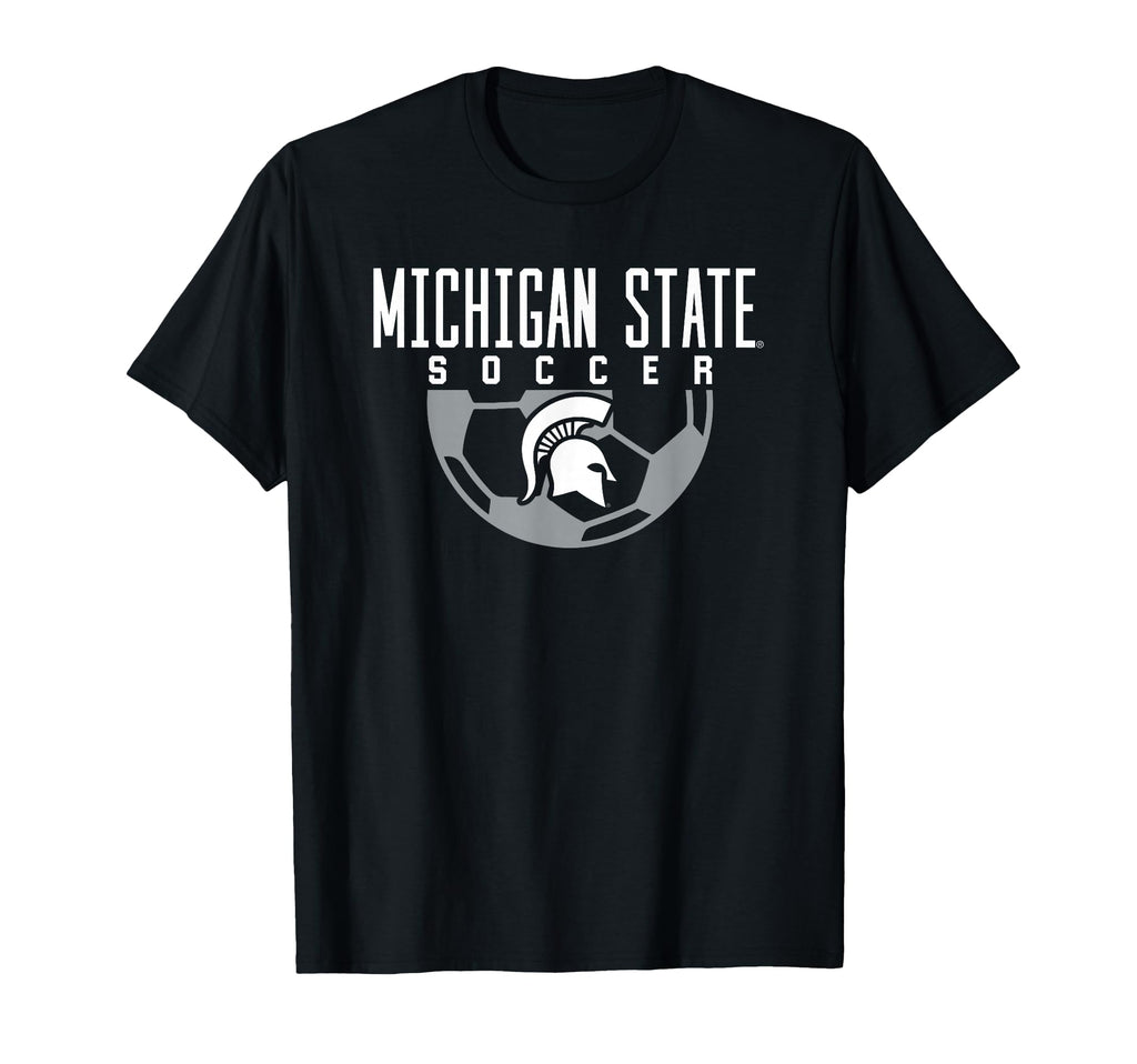 Michigan State Msu Spartans Soccer T-Shirt - Minimalist Print Men Women - T-Shirt, Sweatshirt, Hoodie