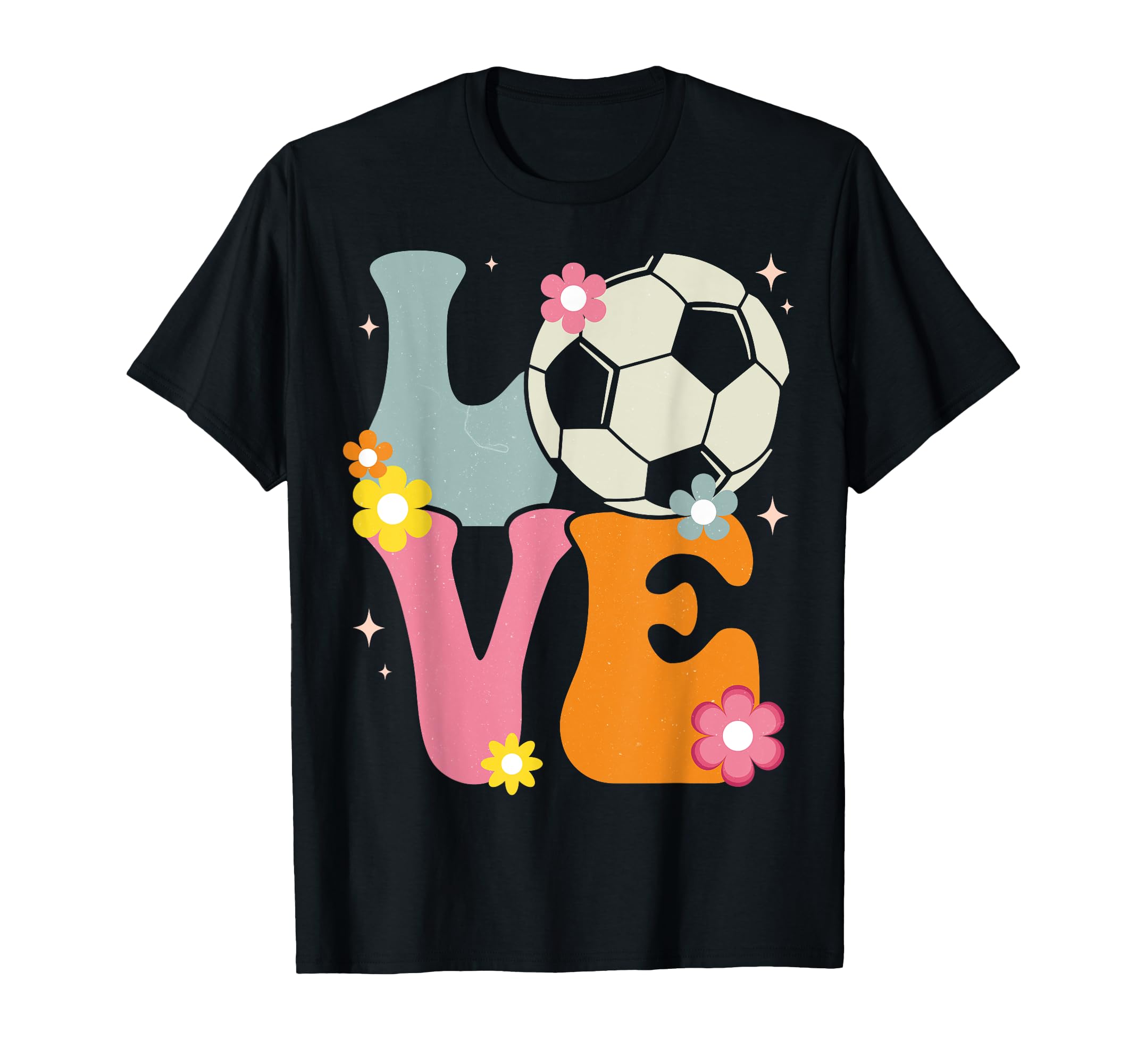 Soccer Love Groovy Soccer Lover T-Shirt - Minimalist Print for Adults - T-Shirt, Sweatshirt, Hoodie