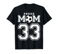 Number 33 Custom Proud Soccer Futbol T-Shirt - Novelty Apparel Men Women - T-Shirt, Sweatshirt, Hoodie