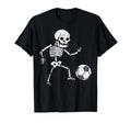 Skeleton Playing Soccer Football T-Shirt - Fun Novelty Design for Adults - T-Shirt, Sweatshirt, Hoodie