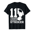 Soccer 11 Years Awesome Soccer Striker T-Shirt - Aesthetic Graphic Unisex - T-Shirt, Sweatshirt, Hoodie