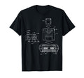 Gaming Diagram Tv Video Game Console Chart T-Shirt - Graphic Print Unisex - T-Shirt, Sweatshirt, Hoodie