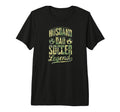 Husband Dad Soccer Legend Soccer T-Shirt - Trendy Graphic for Adults - T-Shirt, Sweatshirt, Hoodie