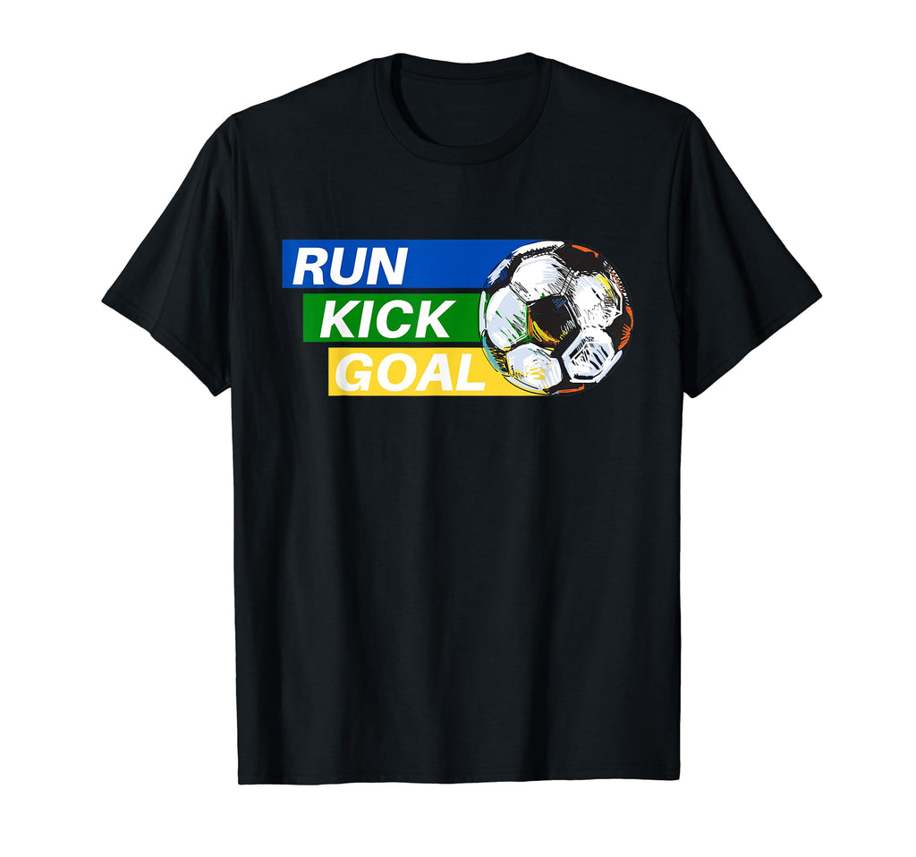 Sport Soccer Run Kick Goal Soccer T-Shirt - Unique Graphic for Adults - T-Shirt, Sweatshirt, Hoodie