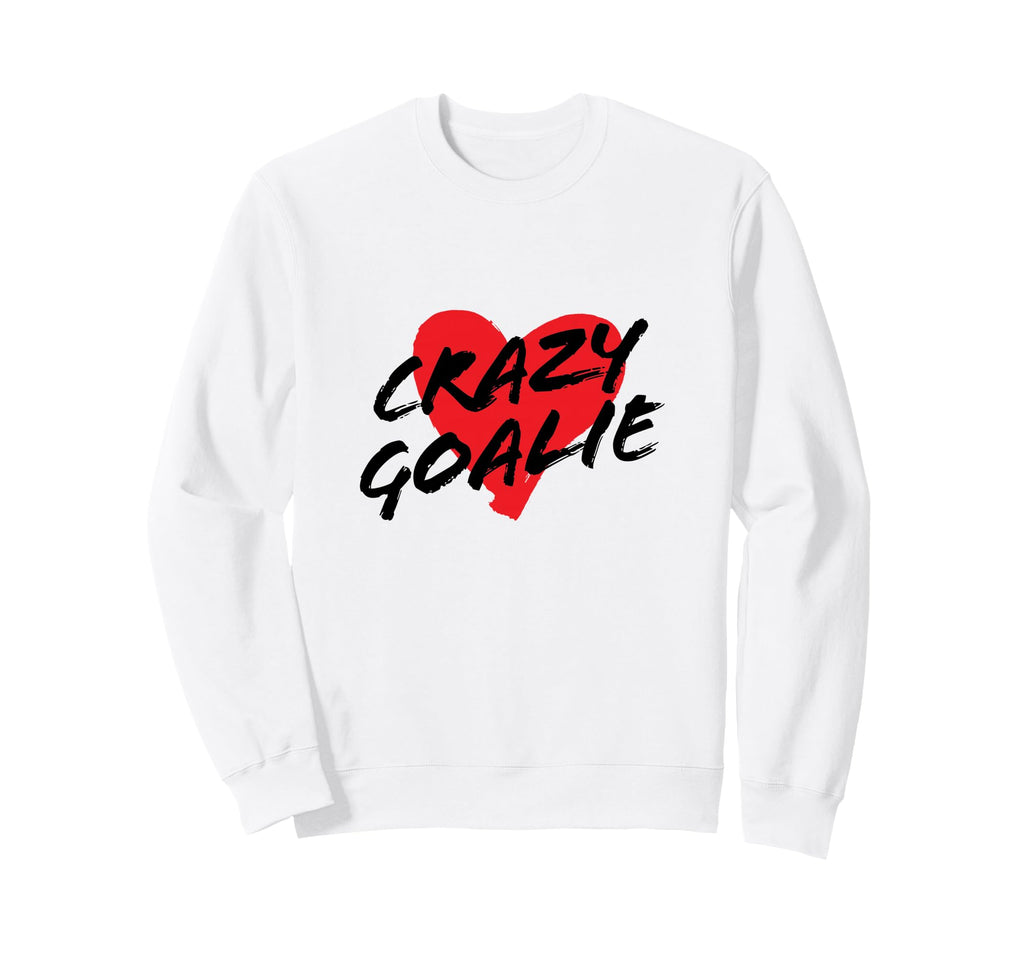 Crazy Soccer Or Hockey Goalie Red Sweatshirt - Custom Art Print Men Women - T-Shirt, Sweatshirt, Hoodie