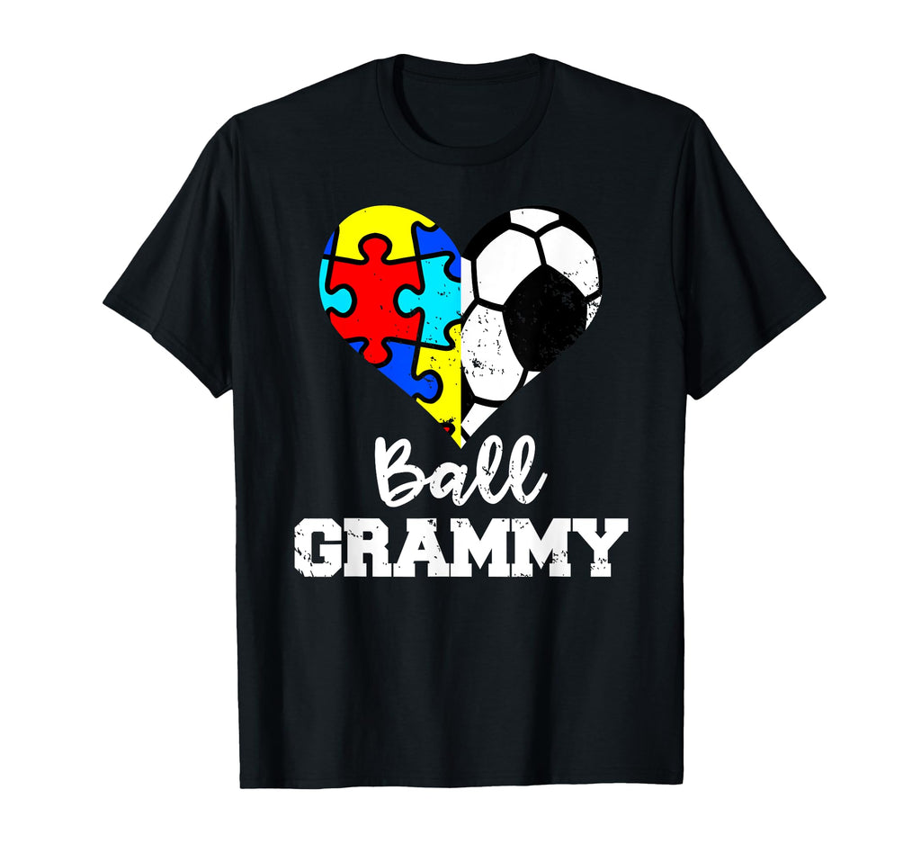Autism Soccer Grammy Funny Autism T-Shirt - Casual Everyday Wear Men Women - T-Shirt, Sweatshirt, Hoodie