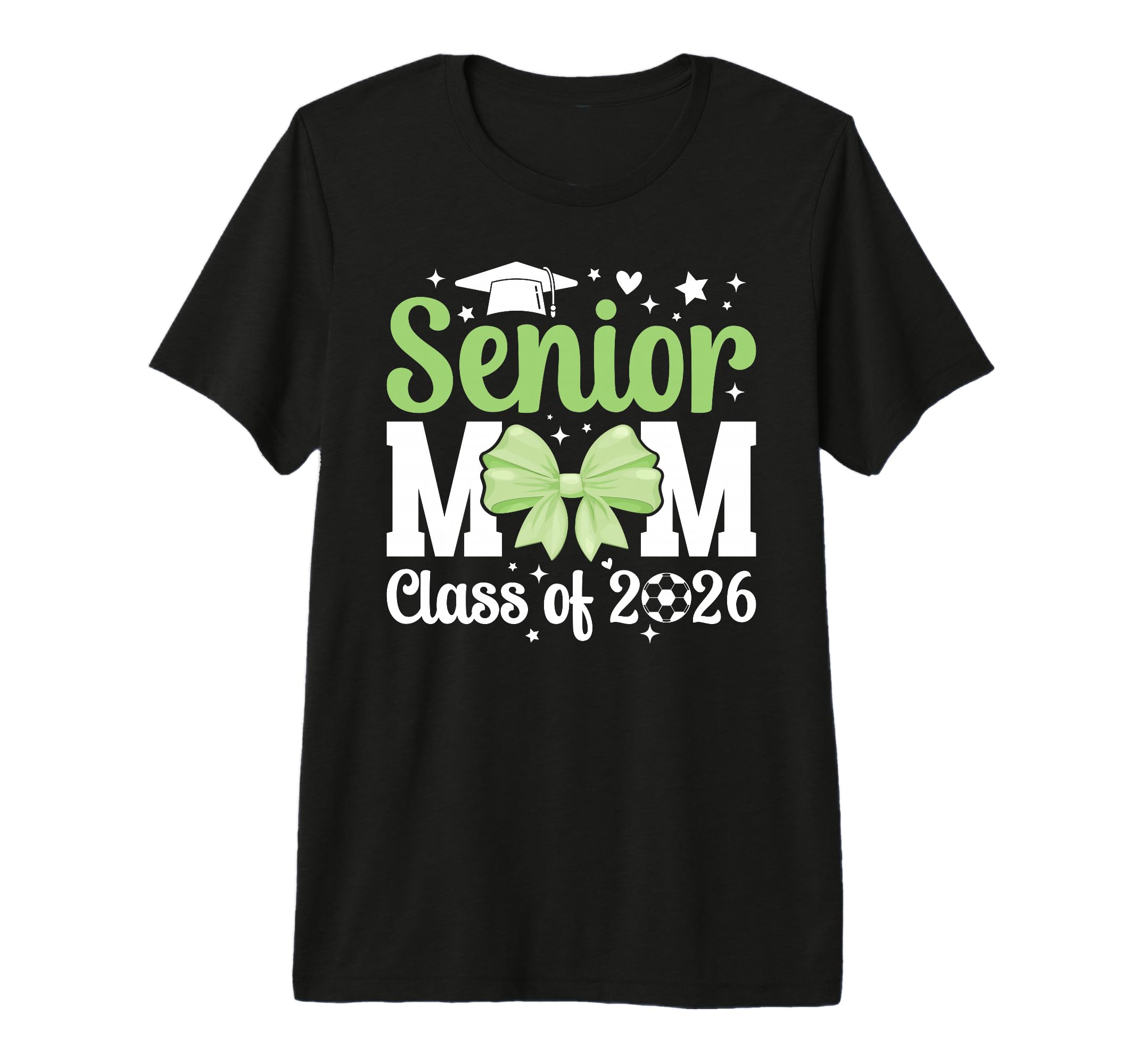 Soccer Senior Mom Class 2026 Soccer T-Shirt - Graphic Print for Adults - T-Shirt, Sweatshirt, Hoodie