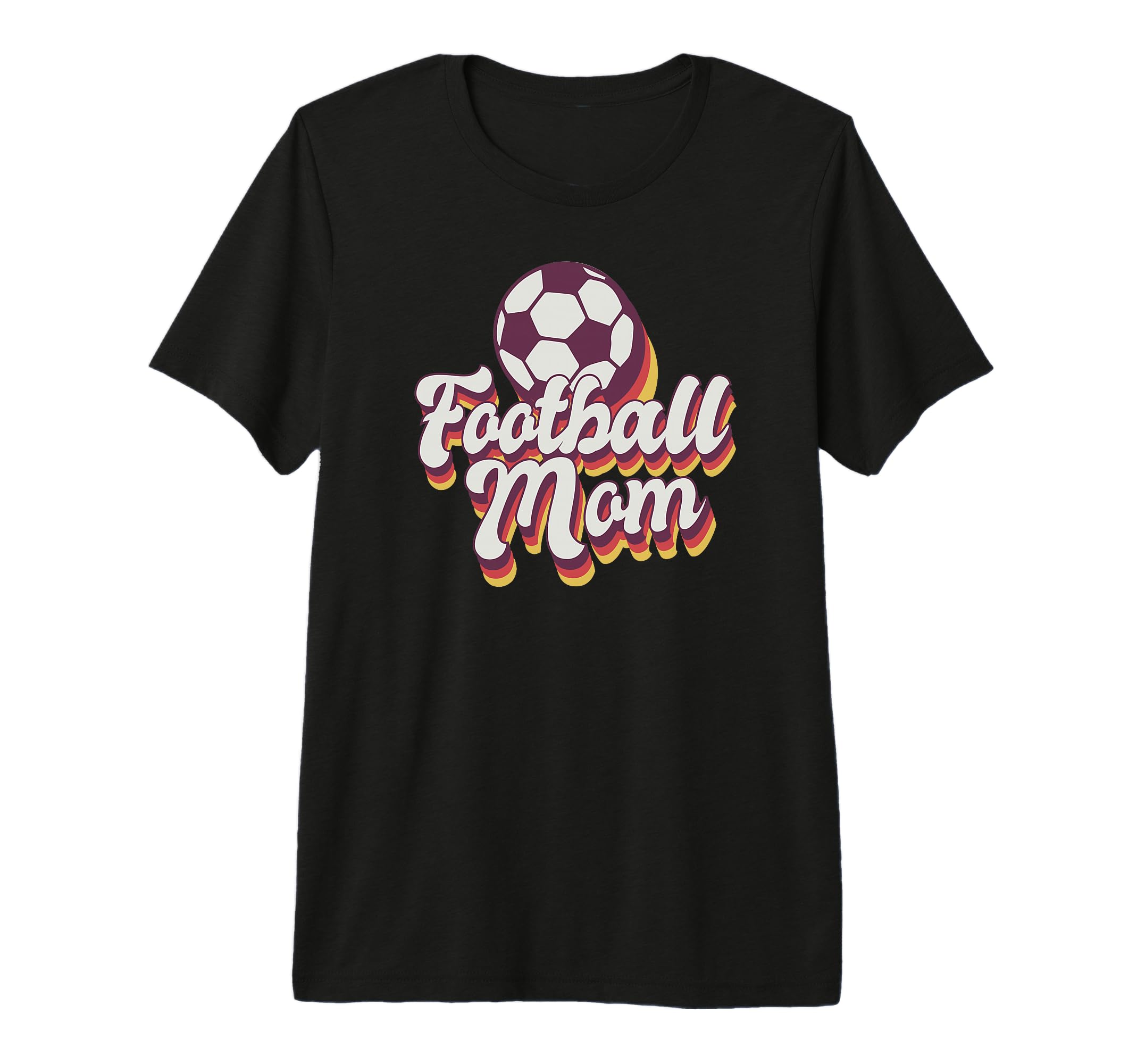 Football Mom Soccer Game Day Gift T-Shirt - Custom Art Print for Adults - T-Shirt, Sweatshirt, Hoodie