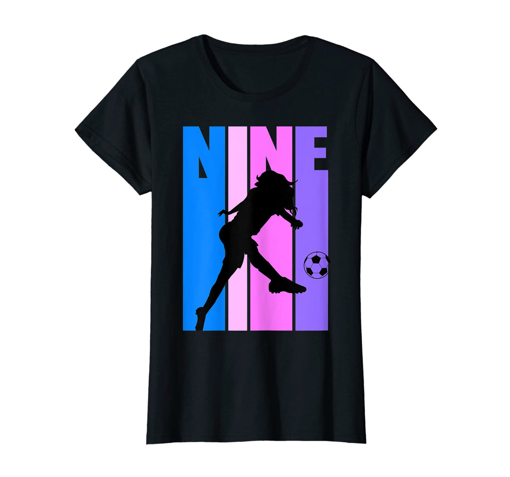 9Th Soccer Birthday Goals Score Plays T-Shirt - Graphic Print Unisex - T-Shirt, Sweatshirt, Hoodie