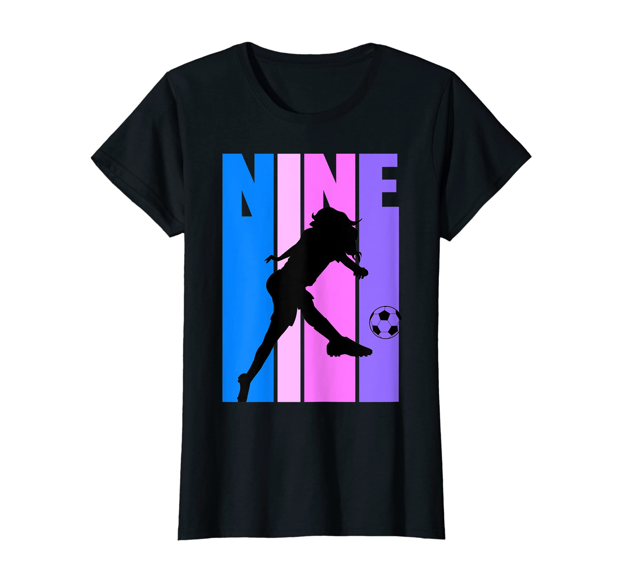 9Th Soccer Birthday Goals Score Plays T-Shirt - Graphic Print Unisex - T-Shirt, Sweatshirt, Hoodie