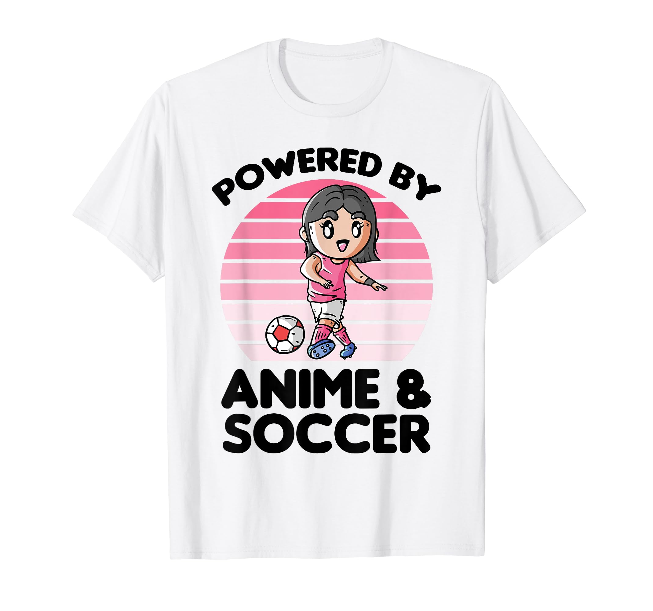 Powered Anime Soccer Anime T-Shirt - Novelty Apparel for Adults - T-Shirt, Sweatshirt, Hoodie