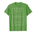 Soccer Field Diagram Layout T-Shirt - Trendy Graphic for Adults - T-Shirt, Sweatshirt, Hoodie