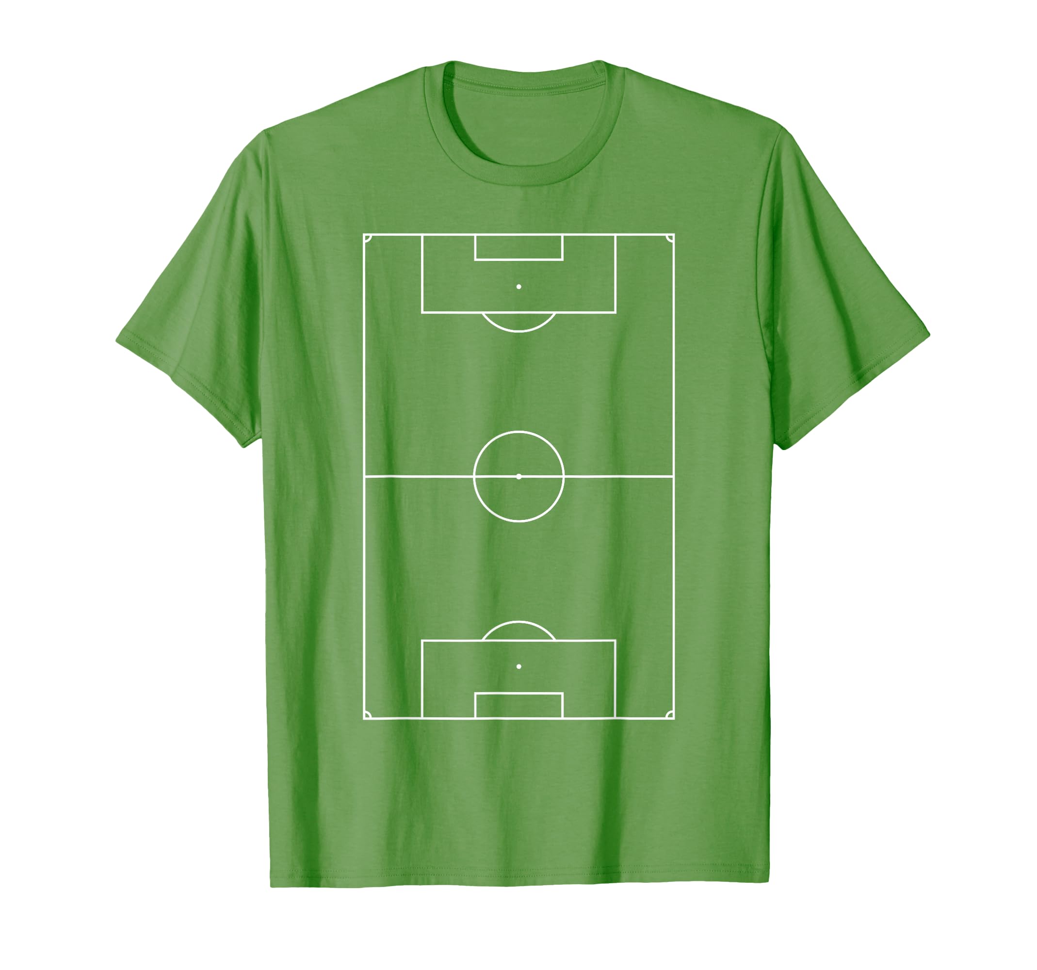Soccer Field Diagram Layout T-Shirt - Trendy Graphic for Adults - T-Shirt, Sweatshirt, Hoodie