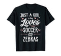 Just Who Loves Soccer And Zebras Gift T-Shirt - Aesthetic Graphic Men Women - T-Shirt, Sweatshirt, Hoodie