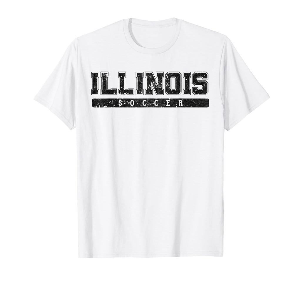 Illinois Soccer Tees Tanks Tops T-Shirt - Aesthetic Graphic Men Women - T-Shirt, Sweatshirt, Hoodie