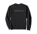 Rainbow Soccer Player Lettering Sweatshirt - Custom Art Print Men Women - T-Shirt, Sweatshirt, Hoodie