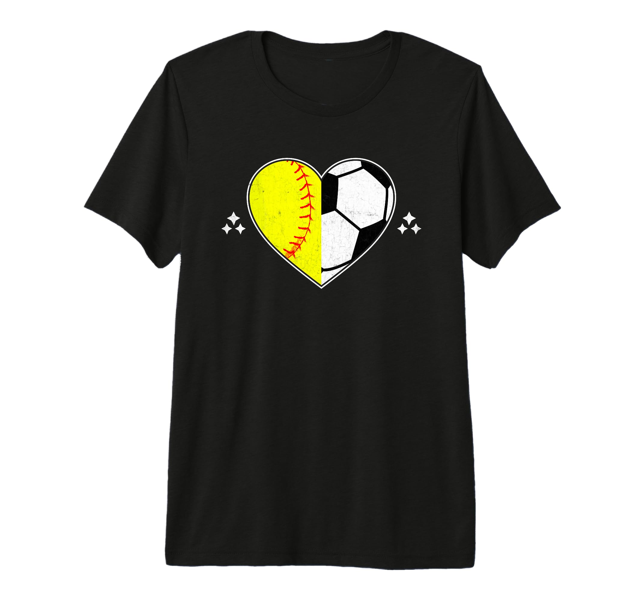 Soccer And Softball Heart Catcher T-Shirt - Streetwear Style Unisex - T-Shirt, Sweatshirt, Hoodie