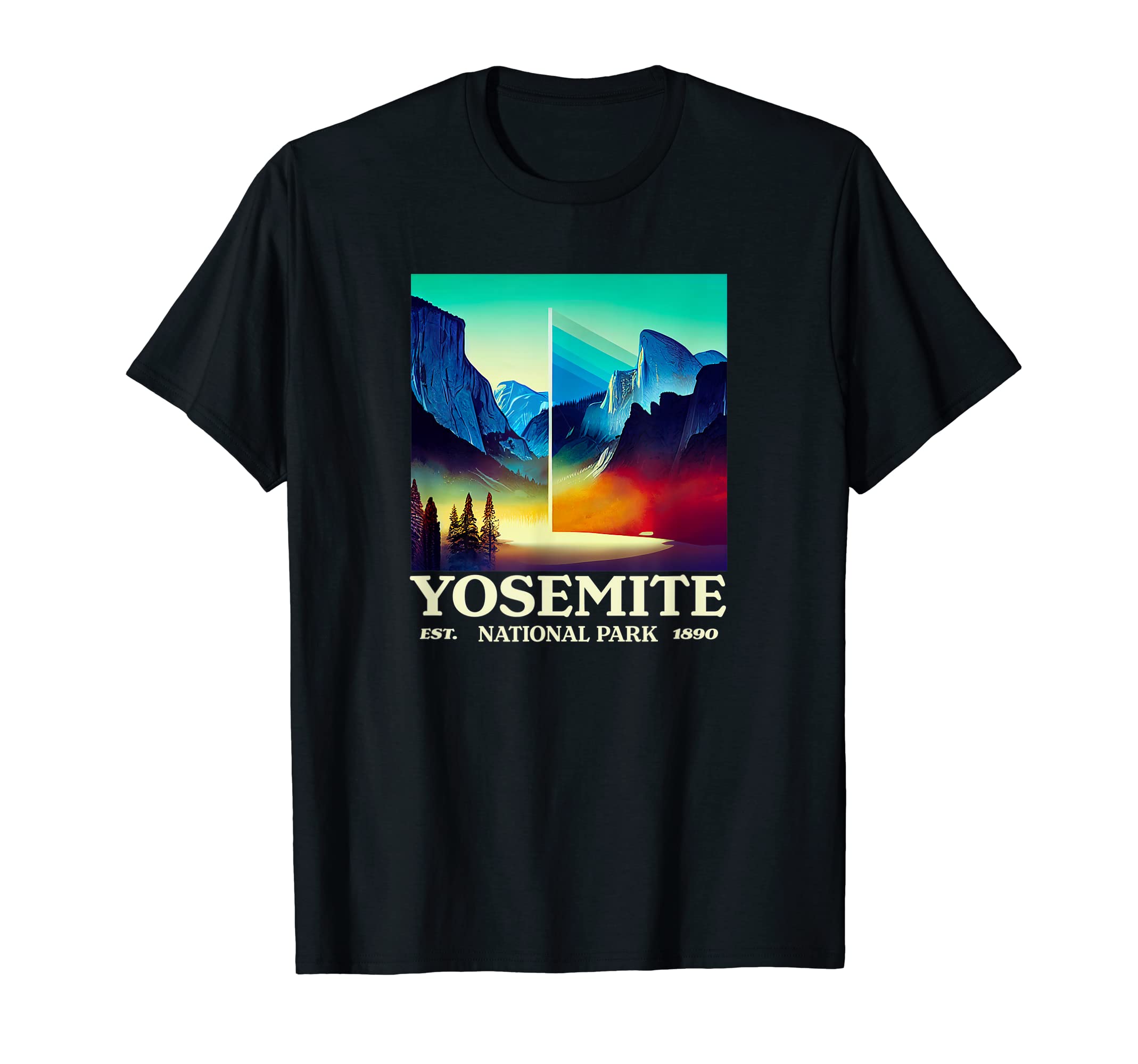 Yosemite Yosemite National Park T-Shirt - Unique Graphic Men Women - T-Shirt, Sweatshirt, Hoodie