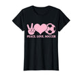 Soccer Soccer Player Peace Love Soccer T-Shirt - Minimalist Print Men Women - T-Shirt, Sweatshirt, Hoodie