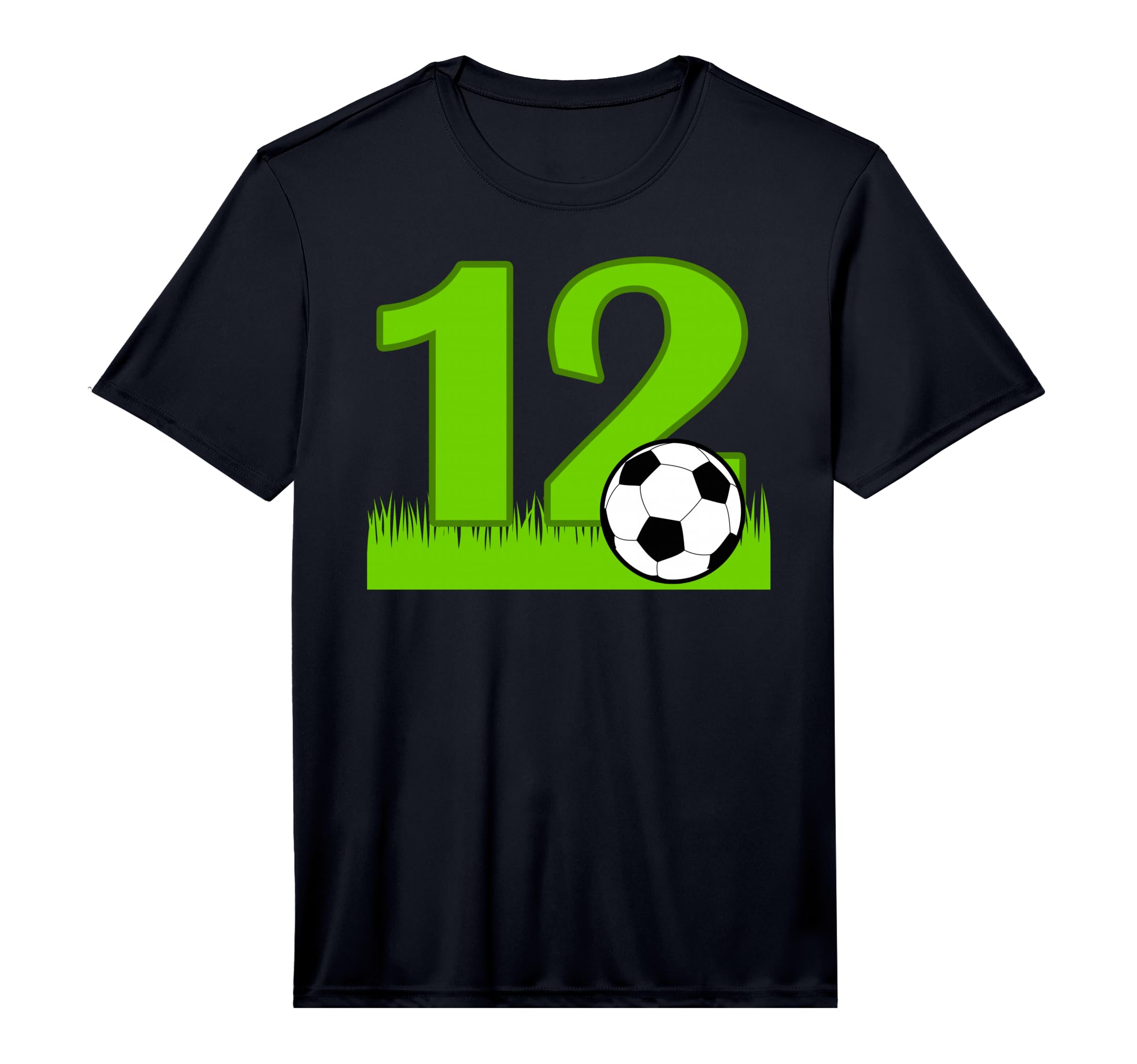 12Th Birthday Soccer 12 Years Old T-Shirt - Custom Art Print Men Women - T-Shirt, Sweatshirt, Hoodie