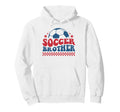 Soccer Brother Soccer Lil Bro Support Hoodie - Custom Art Print for Adults - T-Shirt, Sweatshirt, Hoodie