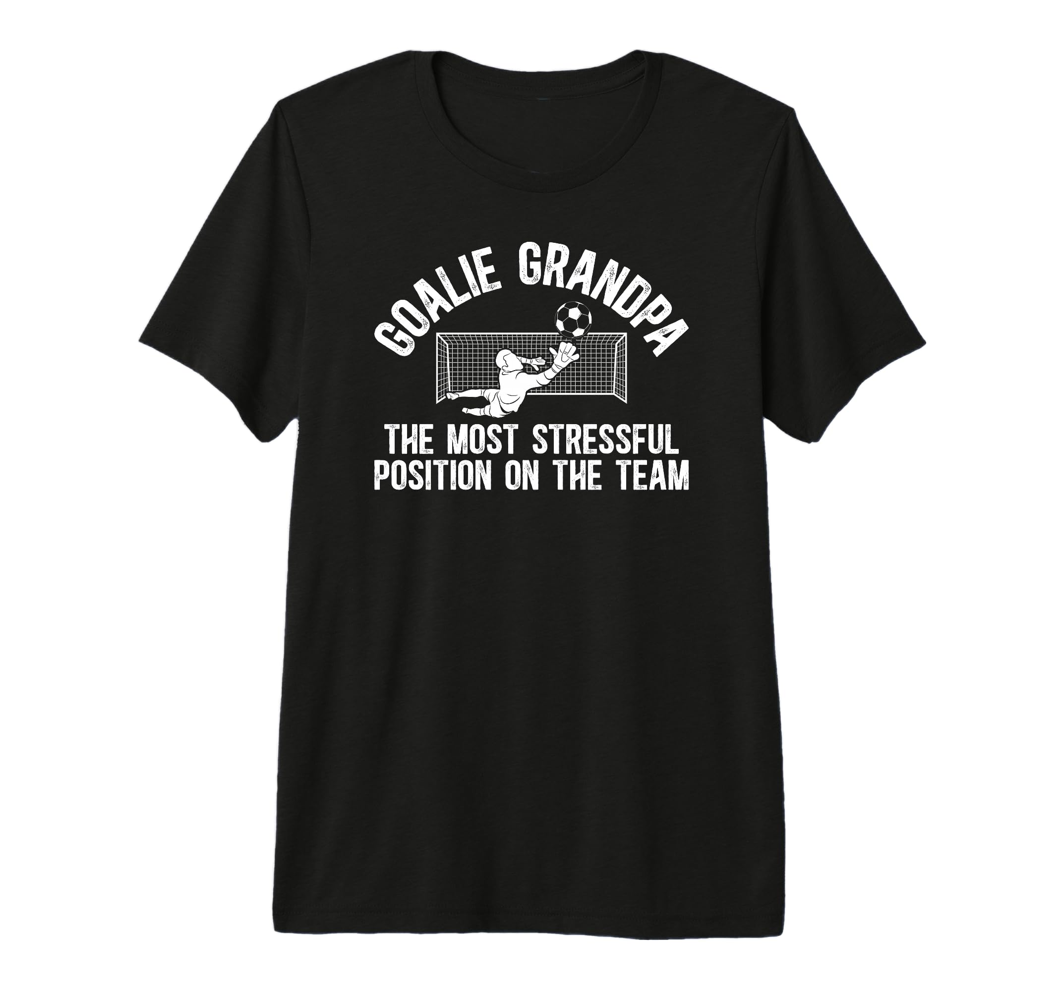Mens Funny Soccer Goalie Grandpa Soccer T-Shirt - Custom Art Print Unisex - T-Shirt, Sweatshirt, Hoodie