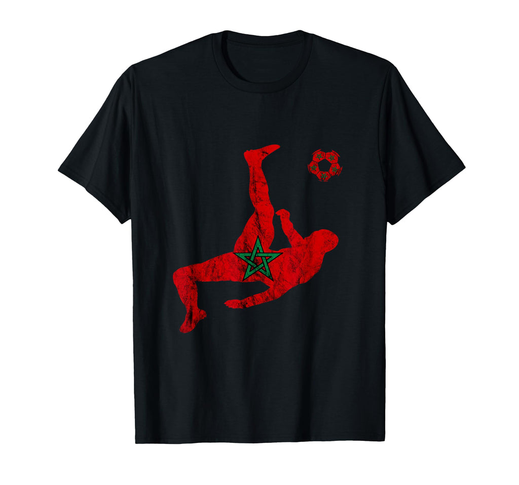 Morocco Moroccan Pride Ball Moroccan T-Shirt - Custom Art Print Men Women - T-Shirt, Sweatshirt, Hoodie
