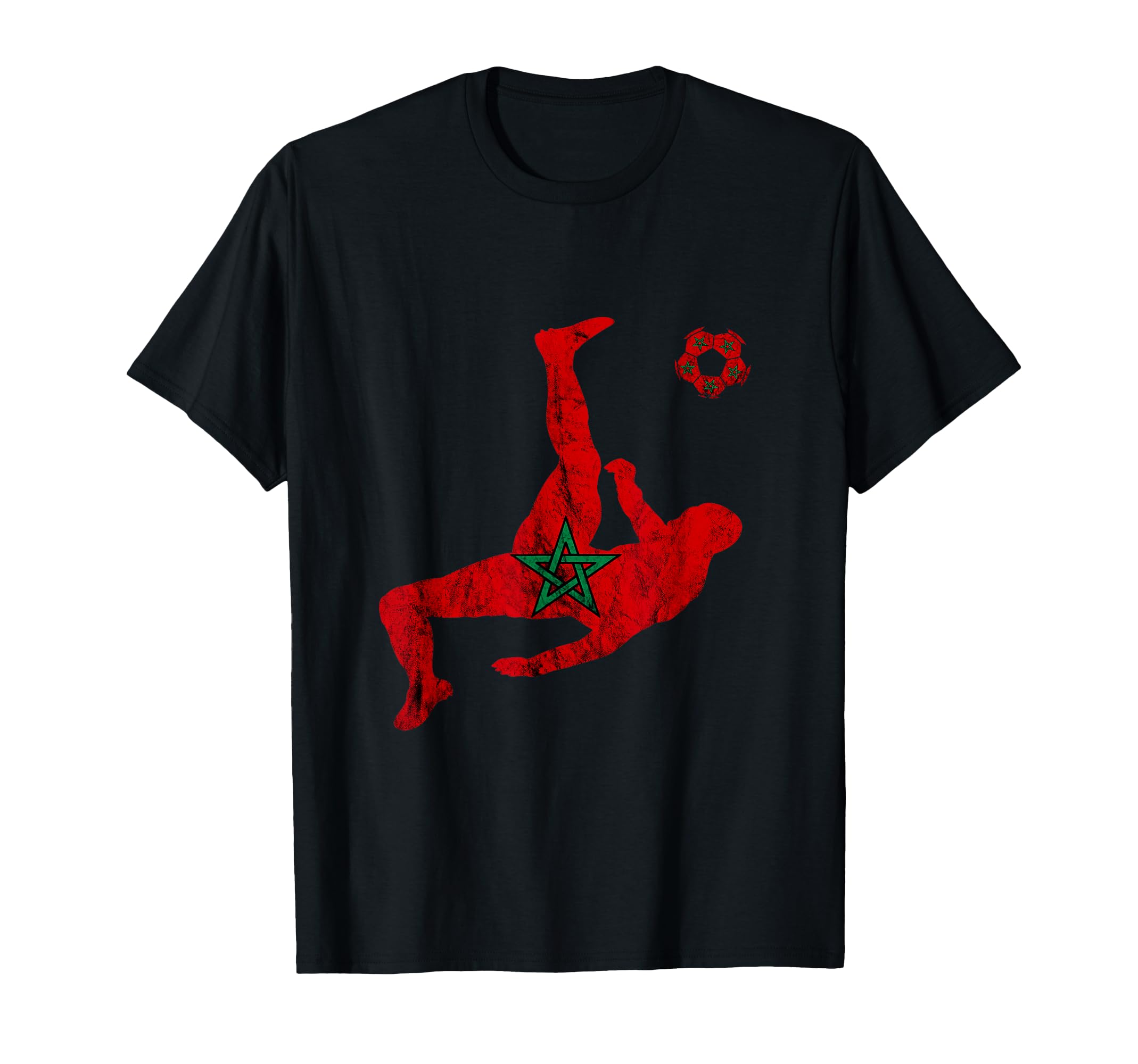 Morocco Moroccan Pride Ball Moroccan T-Shirt - Custom Art Print Men Women - T-Shirt, Sweatshirt, Hoodie