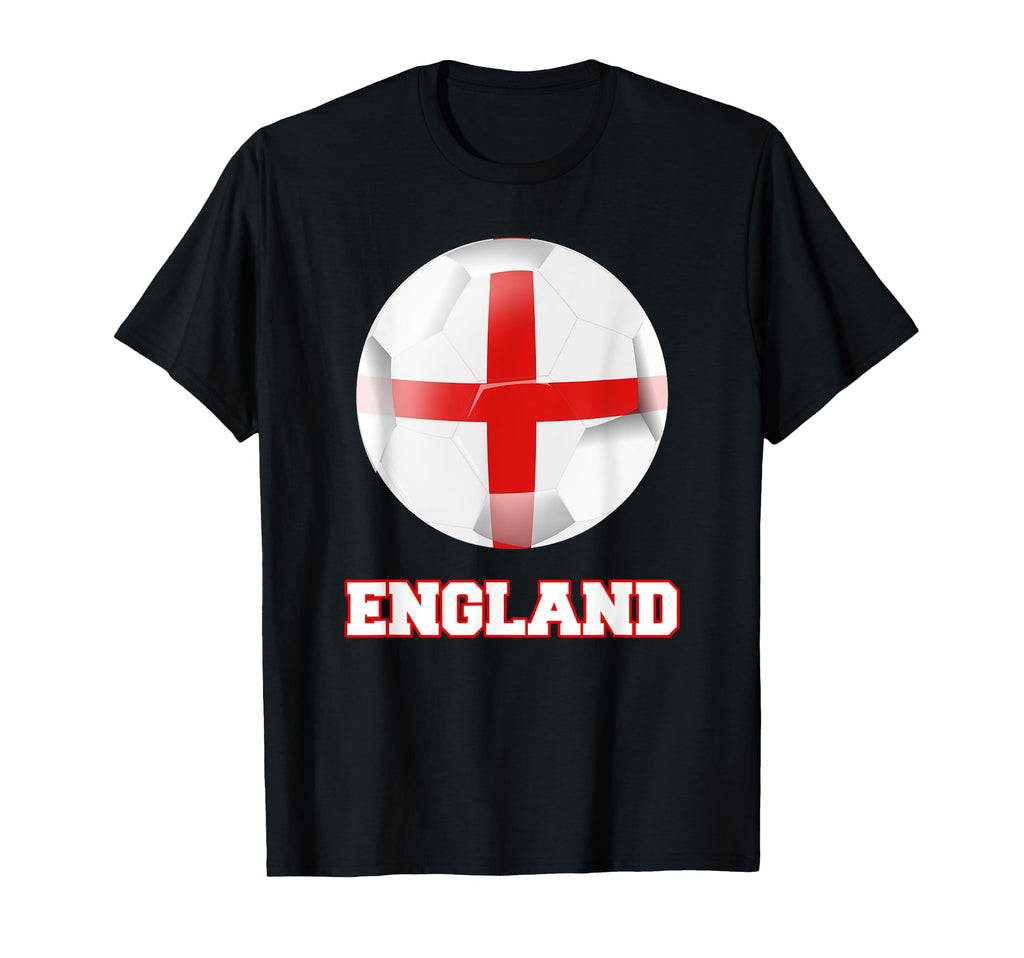 England Soccer English Flag Soccer Ball T-Shirt - Trendy Graphic Unisex - T-Shirt, Sweatshirt, Hoodie