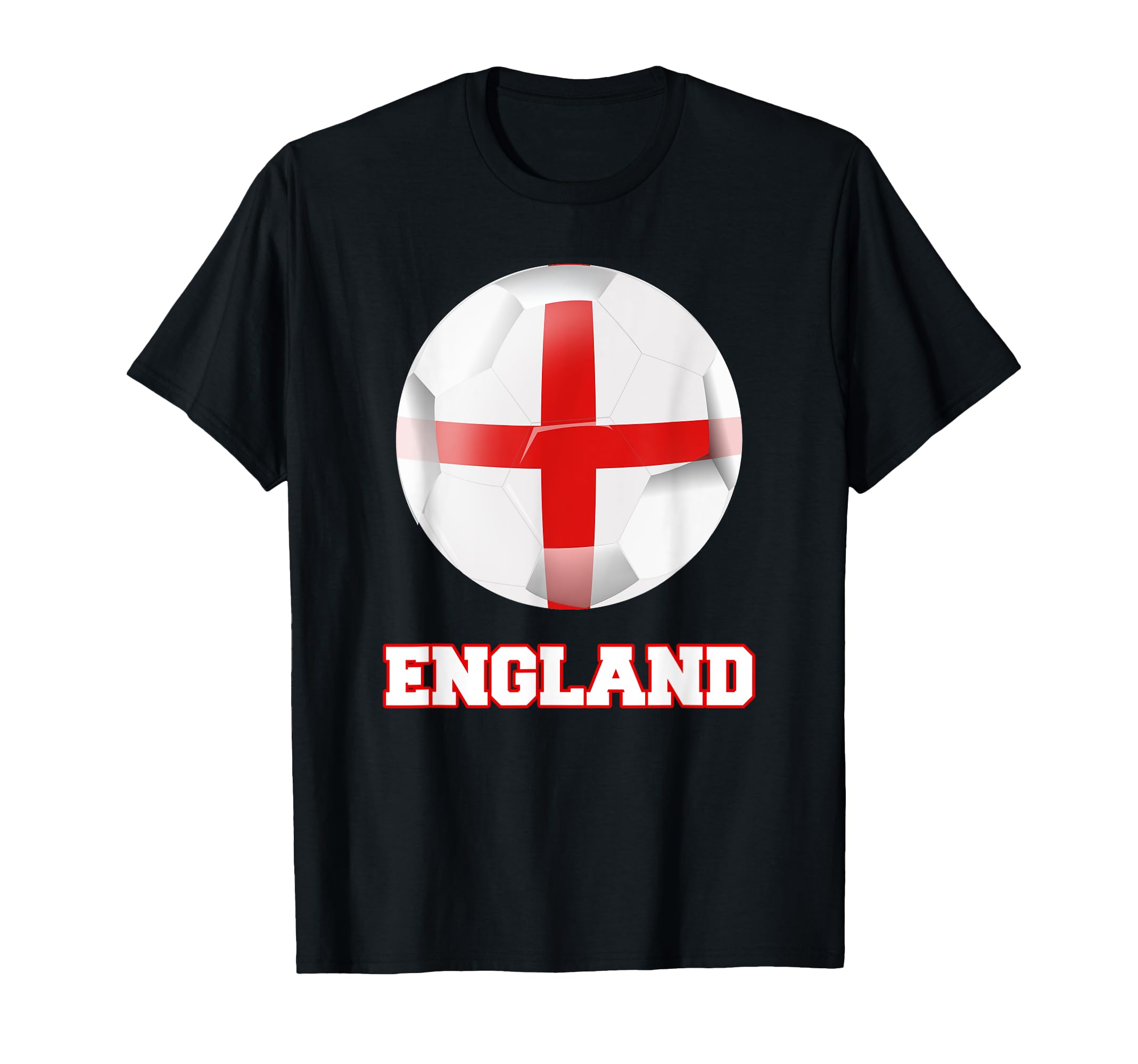 England Soccer English Flag Soccer Ball T-Shirt - Trendy Graphic Unisex - T-Shirt, Sweatshirt, Hoodie