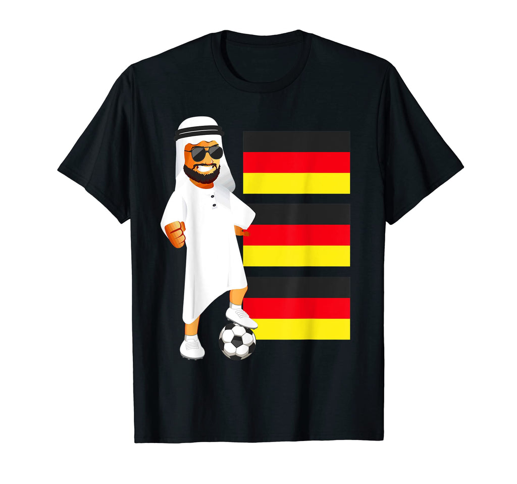 German Sheik Germany Flag Soccer T-Shirt - Streetwear Style Unisex - T-Shirt, Sweatshirt, Hoodie
