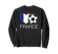 France Soccer French Flag Love Sweatshirt - Graphic Print for Adults - T-Shirt, Sweatshirt, Hoodie