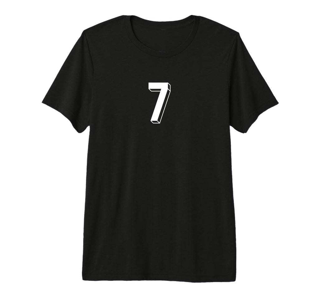 Number 7 80S 90S Soccer Team T-Shirt - Casual Everyday Wear for Adults - T-Shirt, Sweatshirt, Hoodie