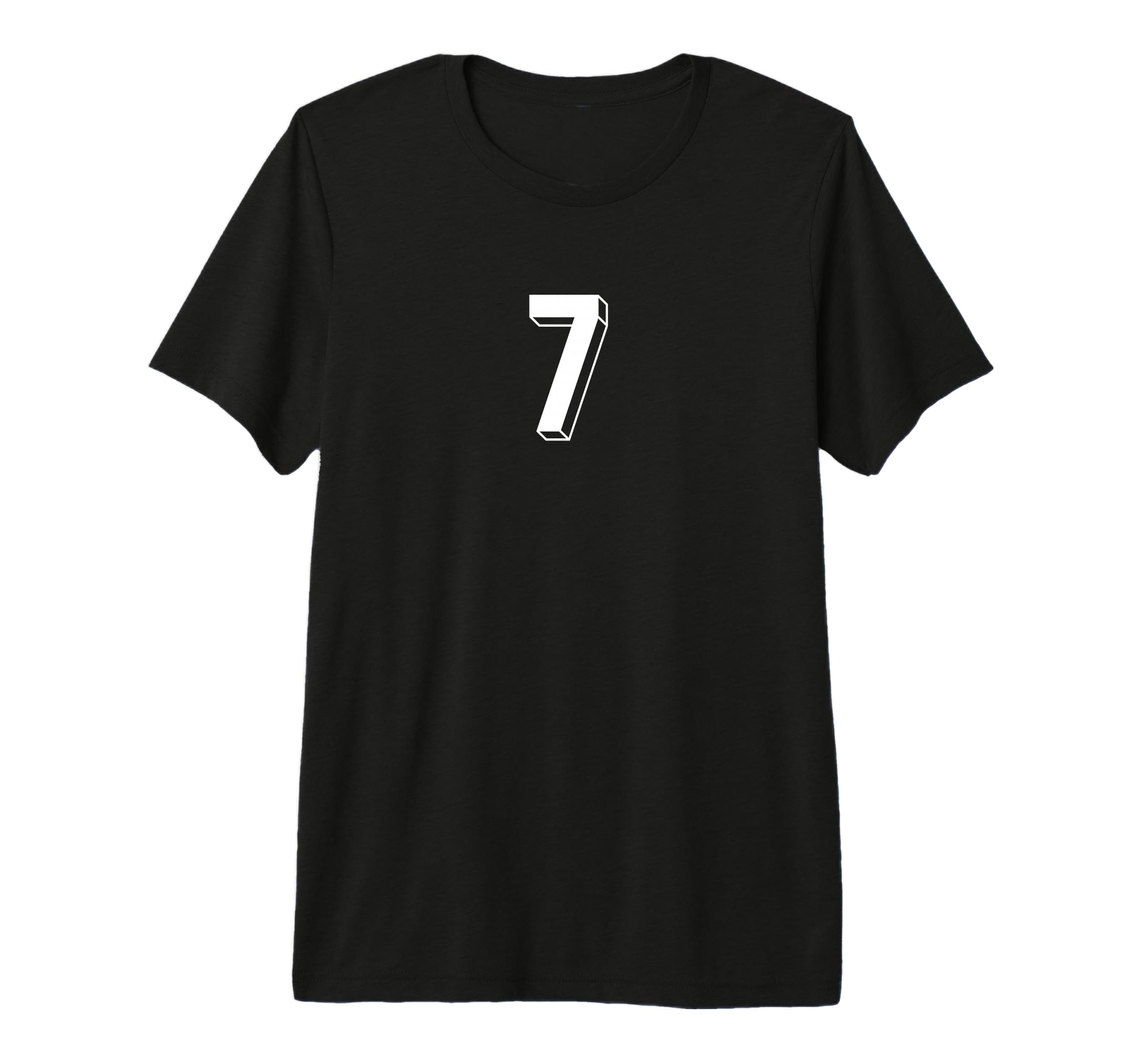 Number 7 80S 90S Soccer Team T-Shirt - Casual Everyday Wear for Adults - T-Shirt, Sweatshirt, Hoodie