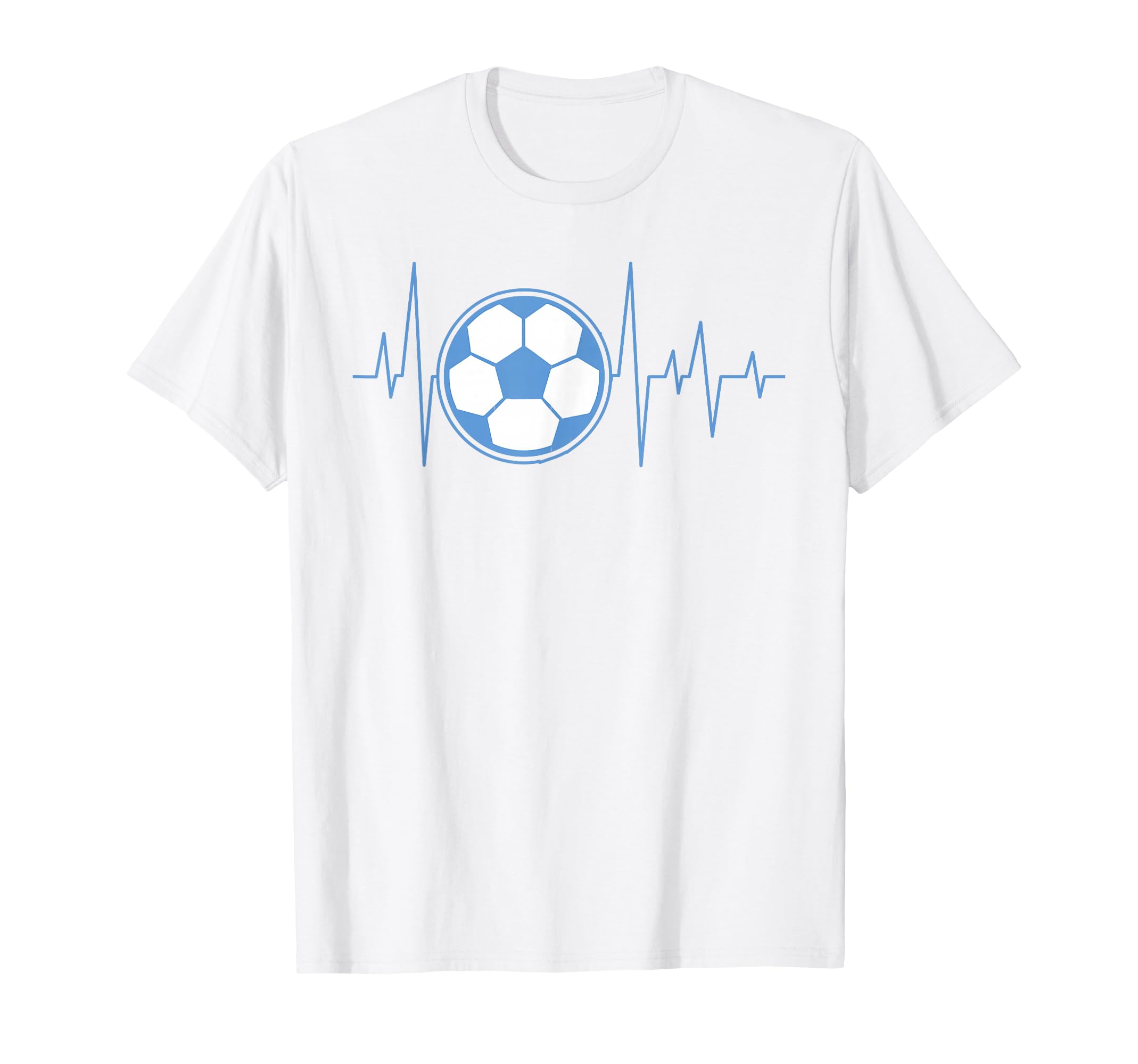 Funny Football Heartbeat Ekg Pulse T-Shirt - Minimalist Print Men Women - T-Shirt, Sweatshirt, Hoodie