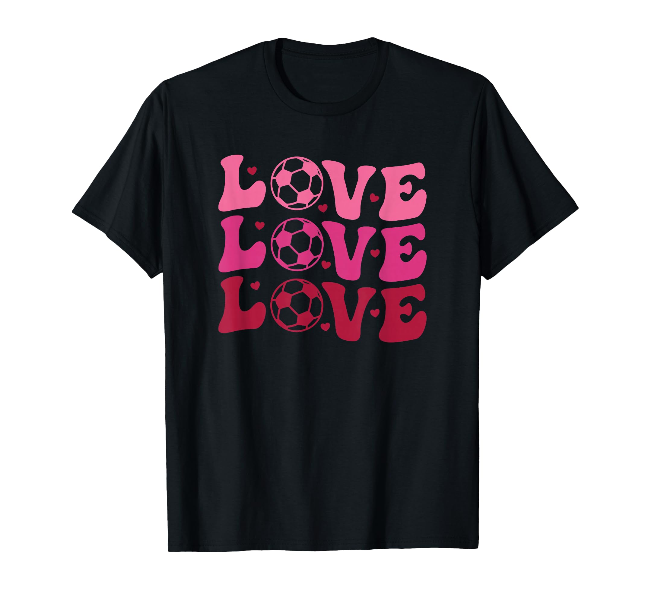 Soccer Valentines Day Groovy Sports T-Shirt - Aesthetic Graphic Men Women - T-Shirt, Sweatshirt, Hoodie