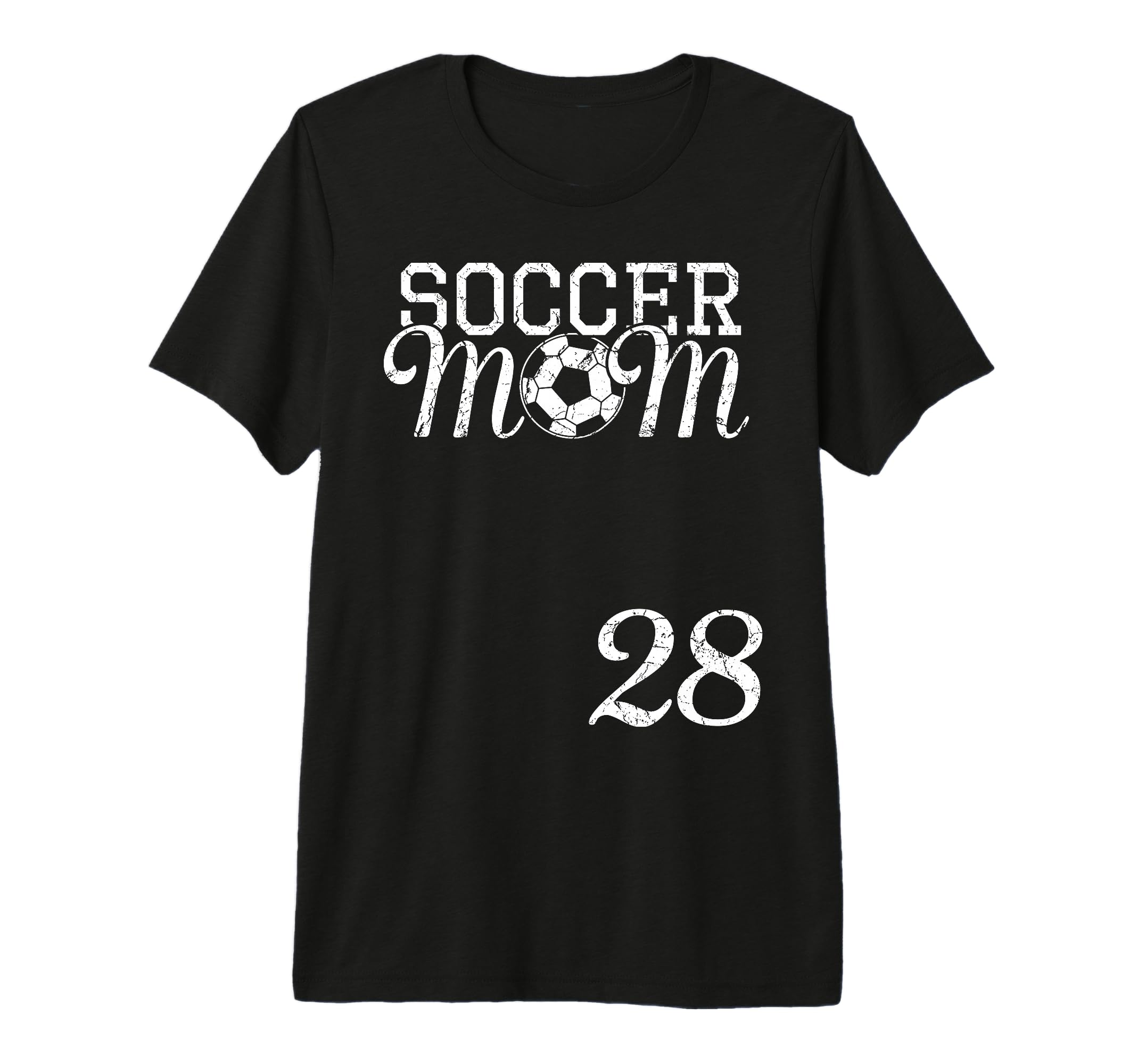 Soccer Mom Jersey Number 28 Favorite T-Shirt - Novelty Apparel for Adults - T-Shirt, Sweatshirt, Hoodie