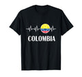 Soccer Heartbeat I Love Colombia T-Shirt - Streetwear Style for Adults - T-Shirt, Sweatshirt, Hoodie
