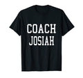 Coach Josiah Custom Football Soccer T-Shirt - Aesthetic Graphic Unisex - T-Shirt, Sweatshirt, Hoodie