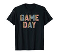 Game Day Half Leopard Sports Soccer T-Shirt - Graphic Print for Adults - T-Shirt, Sweatshirt, Hoodie