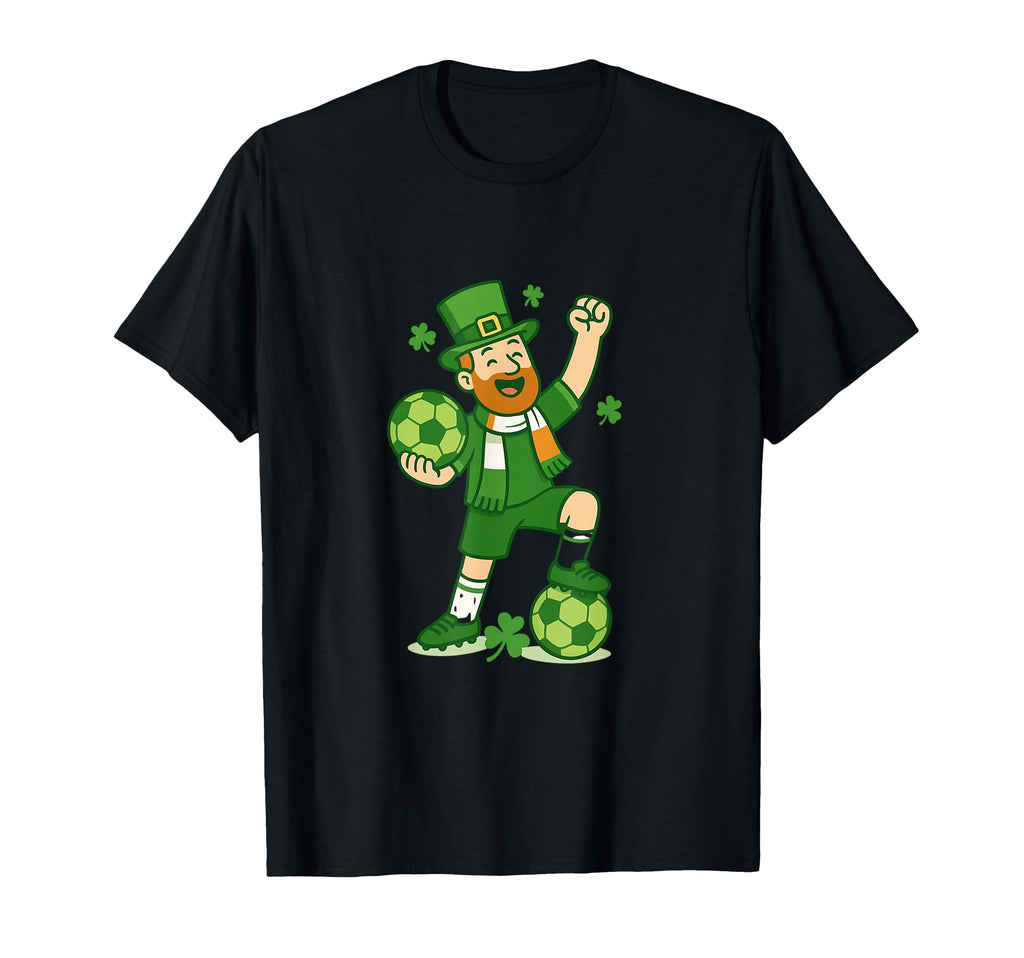 Lucky Irish Soccer Champion St T-Shirt - Aesthetic Graphic for Adults - T-Shirt, Sweatshirt, Hoodie
