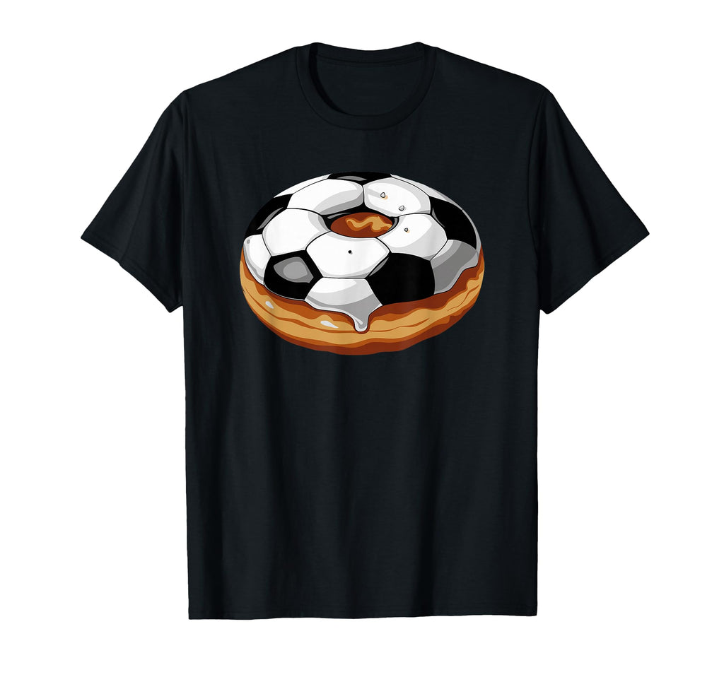 Funny Soccer Donut Doughnut And T-Shirt - Novelty Apparel Men Women - T-Shirt, Sweatshirt, Hoodie