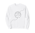 One Line Art Minimalist Soccer Sweatshirt - Streetwear Style for Adults - T-Shirt, Sweatshirt, Hoodie