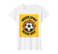 Soccer Spirit Never Dies Athletic T-Shirt - Novelty Apparel Men Women - T-Shirt, Sweatshirt, Hoodie