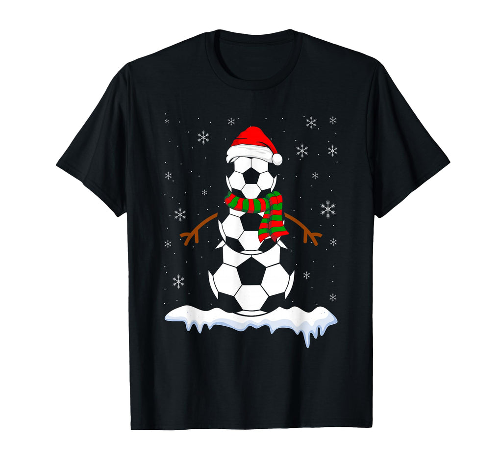 Funny Football Snowman Soccer T-Shirt - Trendy Graphic Unisex - T-Shirt, Sweatshirt, Hoodie