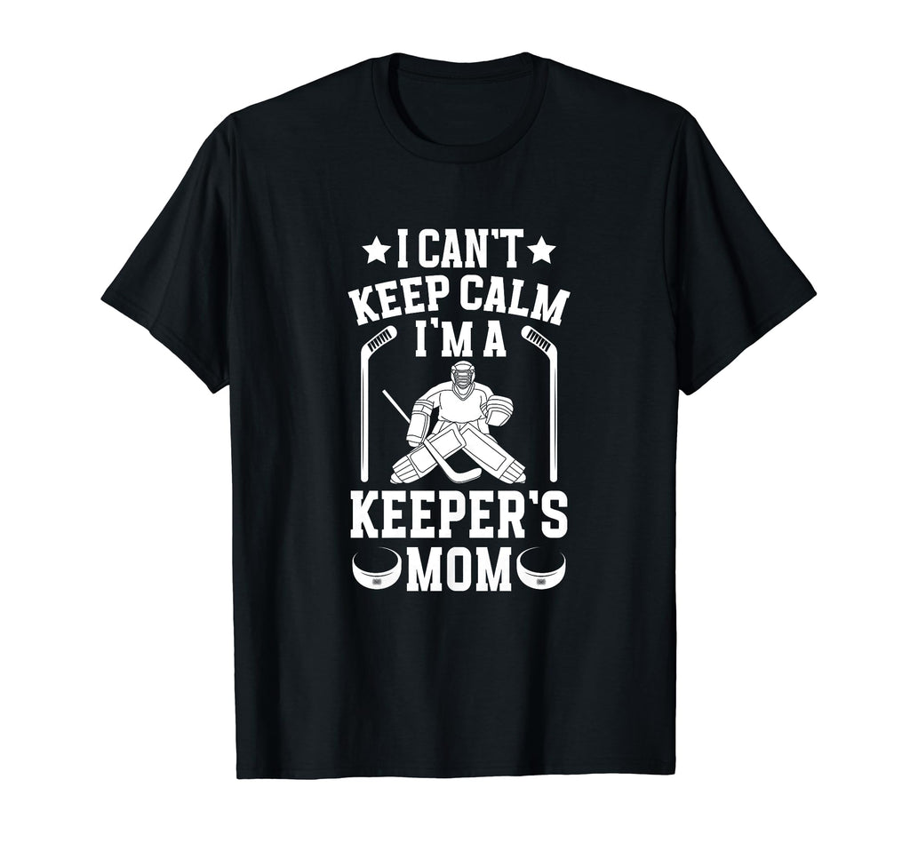 Im Hockey Keeper Mom Ice Hockey T-Shirt - Unique Graphic for Adults - T-Shirt, Sweatshirt, Hoodie